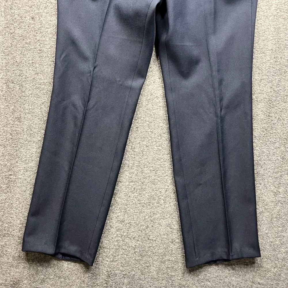 Vintage‎ Levis Action Slacks Mens 34x31 Navy Blue Fits 32x32 Made in USA  Pants